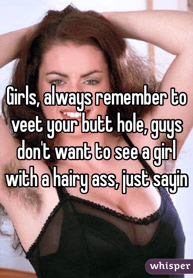 Girls hairy butt photos